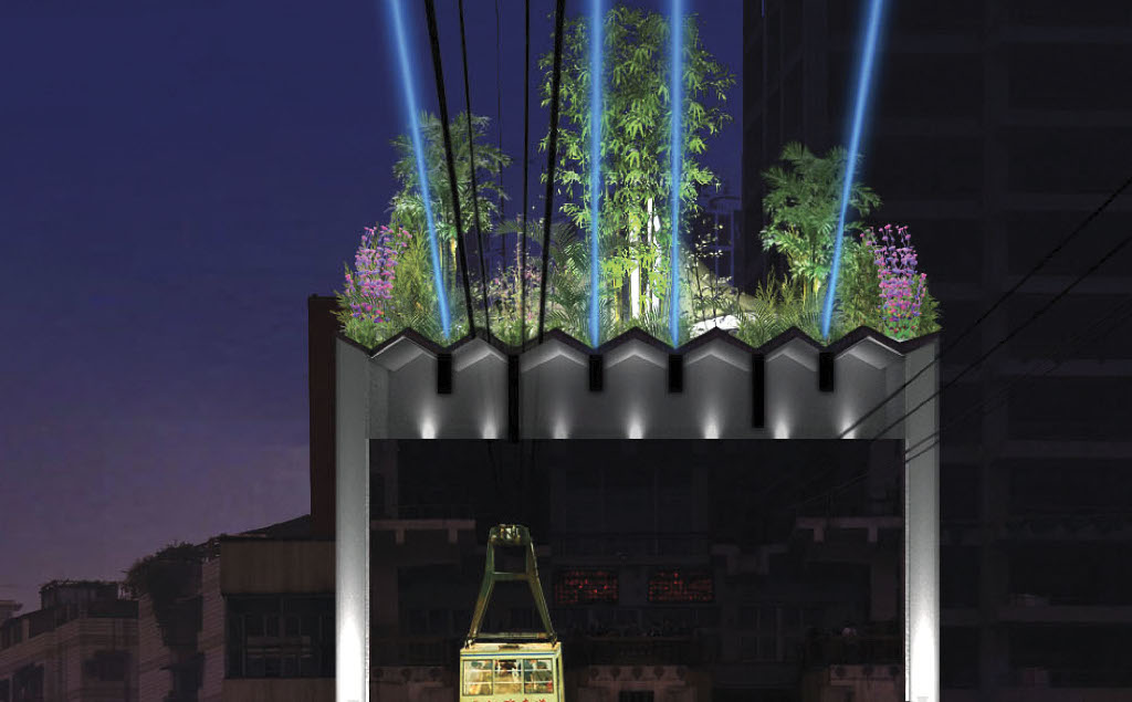 重庆长江索道灯饰工程方案