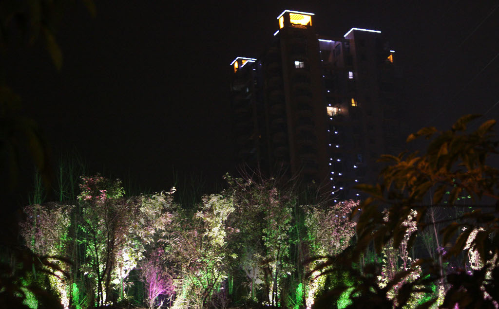 菜园坝大桥桥头景观灯饰设计