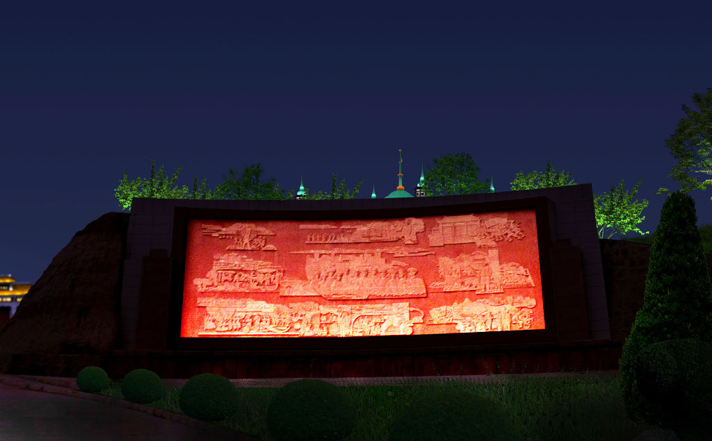 云南清真寺夜景照明工程