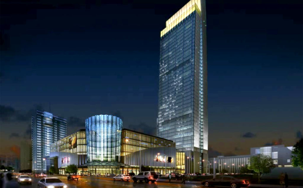 中国苏州中润中心夜景照明设计