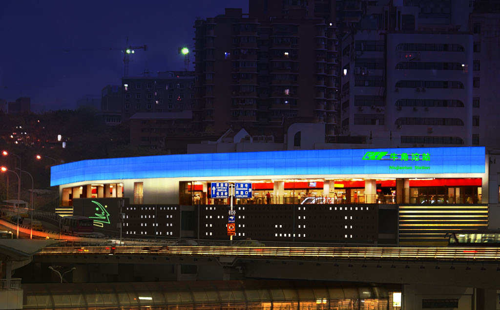 重庆轻轨三号线道路照明方案