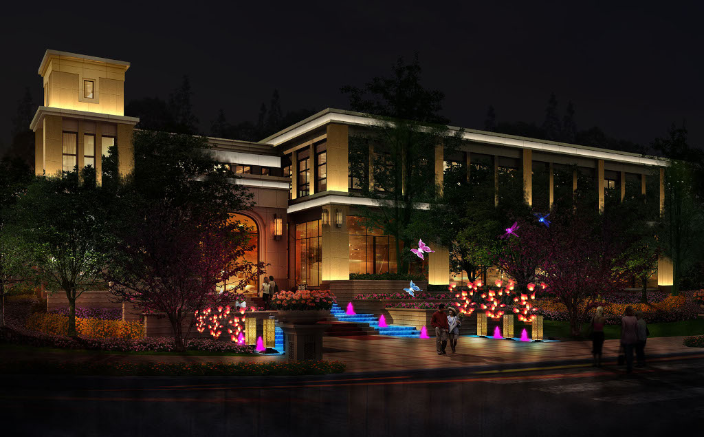 世纪花城夜景灯光规划