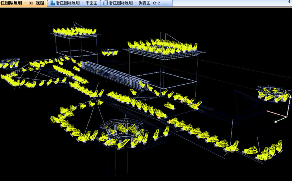 香江国际夜景灯饰工程