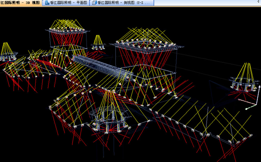香江国际商业照明设计