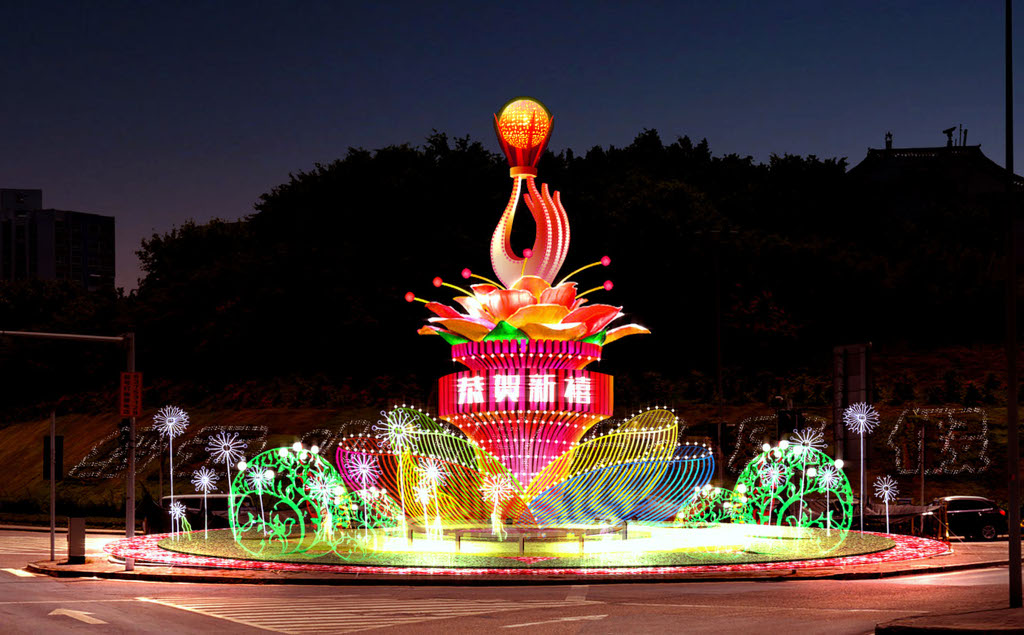 北碚迎春景观灯光规划